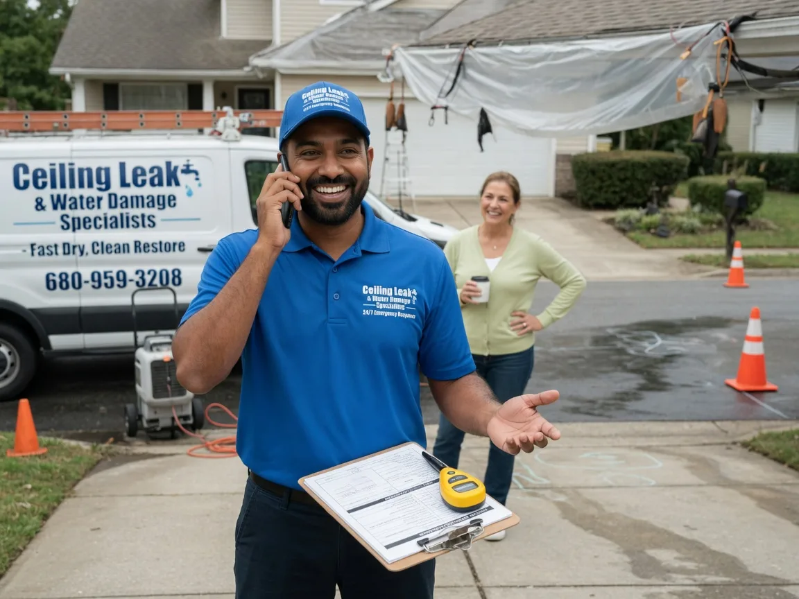 Ceiling Leak Cleanup South Hill, VA FAQs
